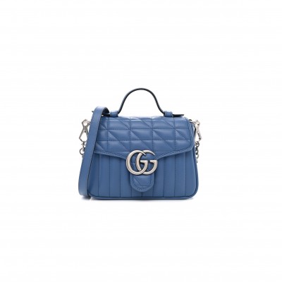 GUCCI GG MARMONT MINI TOP HANDLE BAG ‎583571 (21*15.5*8cm)